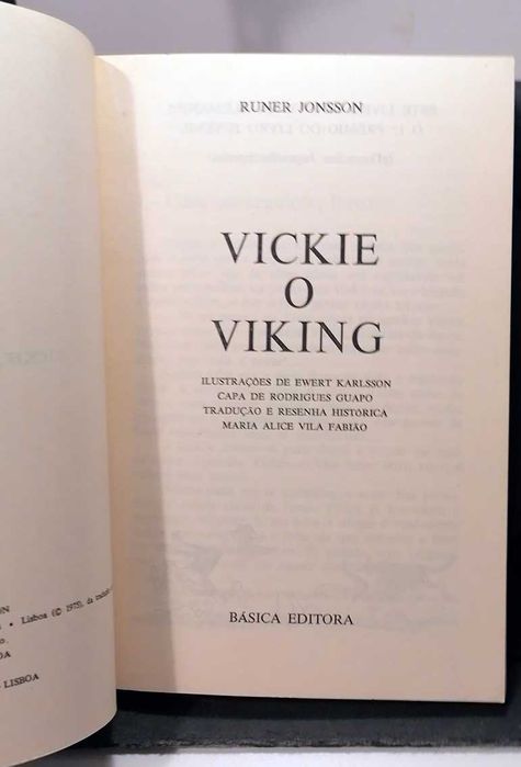 Vickie o Viking, de Runer Jonsson