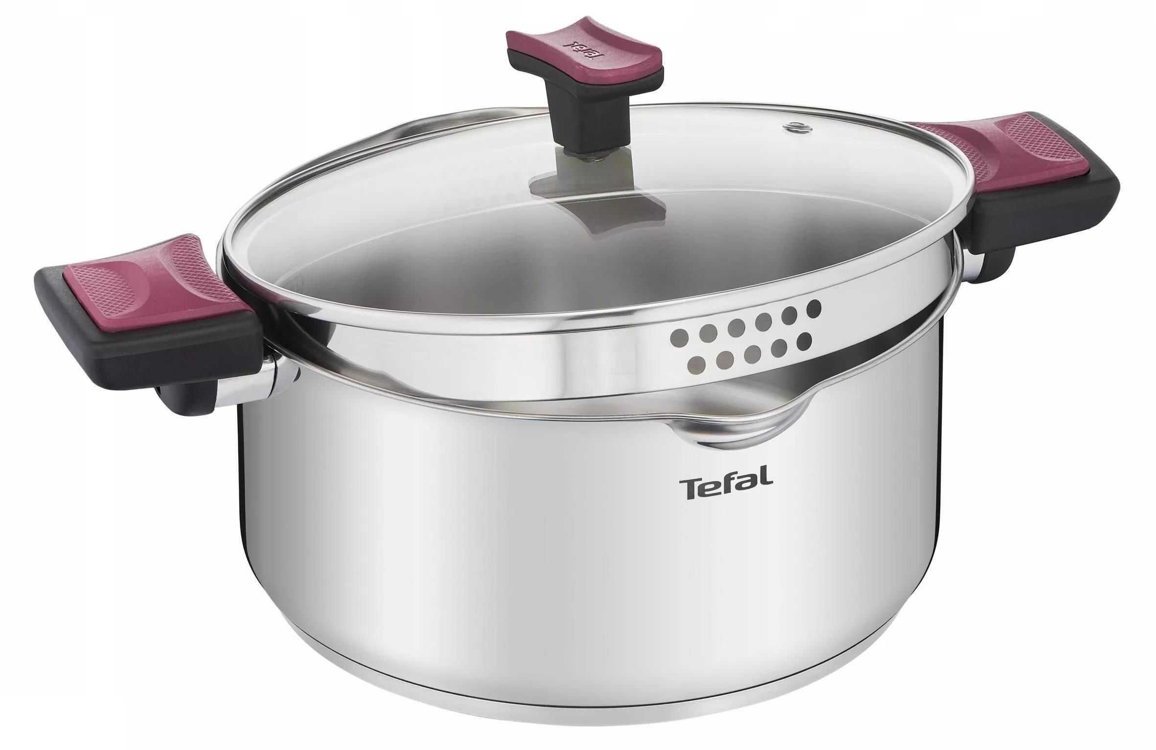 Набір посуду Tefal Cook&Clip 10 предм G723SA74 Набор посуды кастрюль