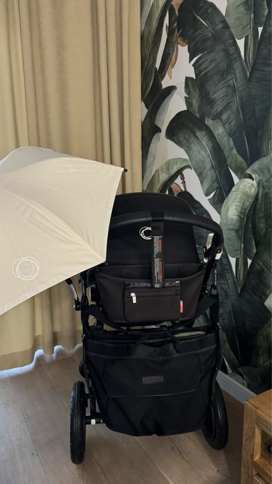 Wózek Bugaboo Cameleon 3 black 2w1+new czarna budka+full akcesoria