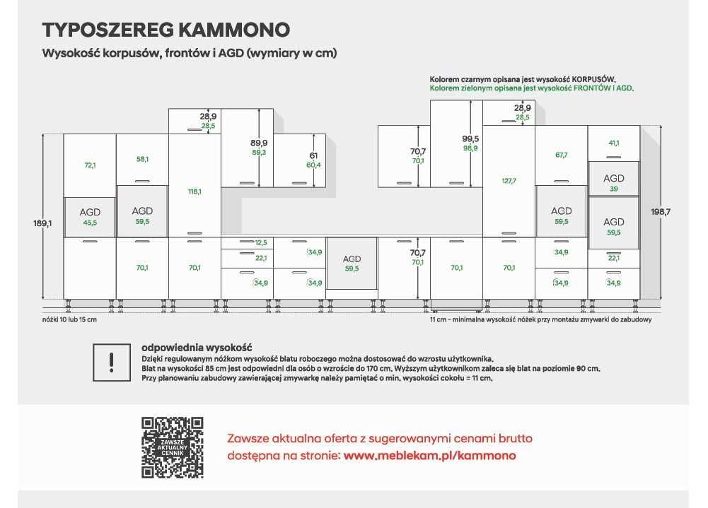 Meble kuchenne KAMMONO