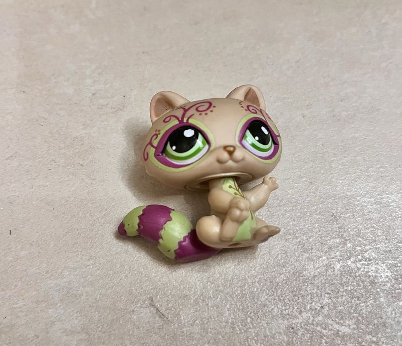 Szop pracz 1354 Littlest Pet Shop LPS malowany, oryginalny
