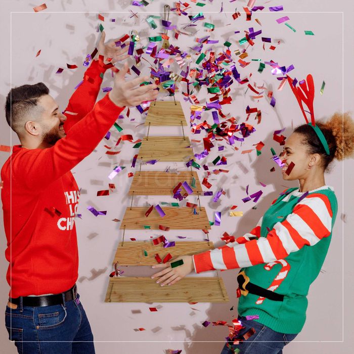 Choinka modrzewiowa, naturalna 100cm, wisząca na sznurku. Floranica