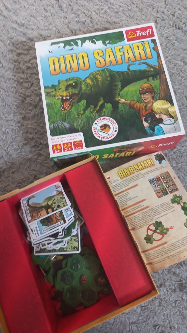 Gra planszowa Dino Safari Trefl jak nowa