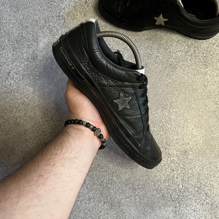 Кеди Converse One Star оригінальні чоловічі шкіряні кросівки конверс