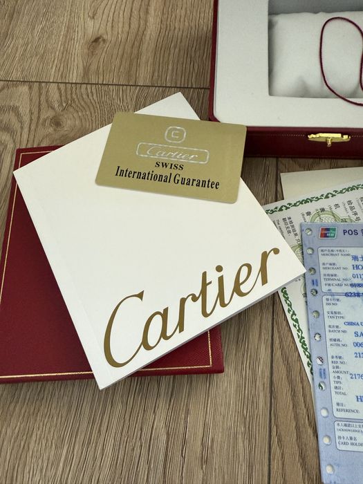 Коробка пакет документи упаковка під годинник Cartier