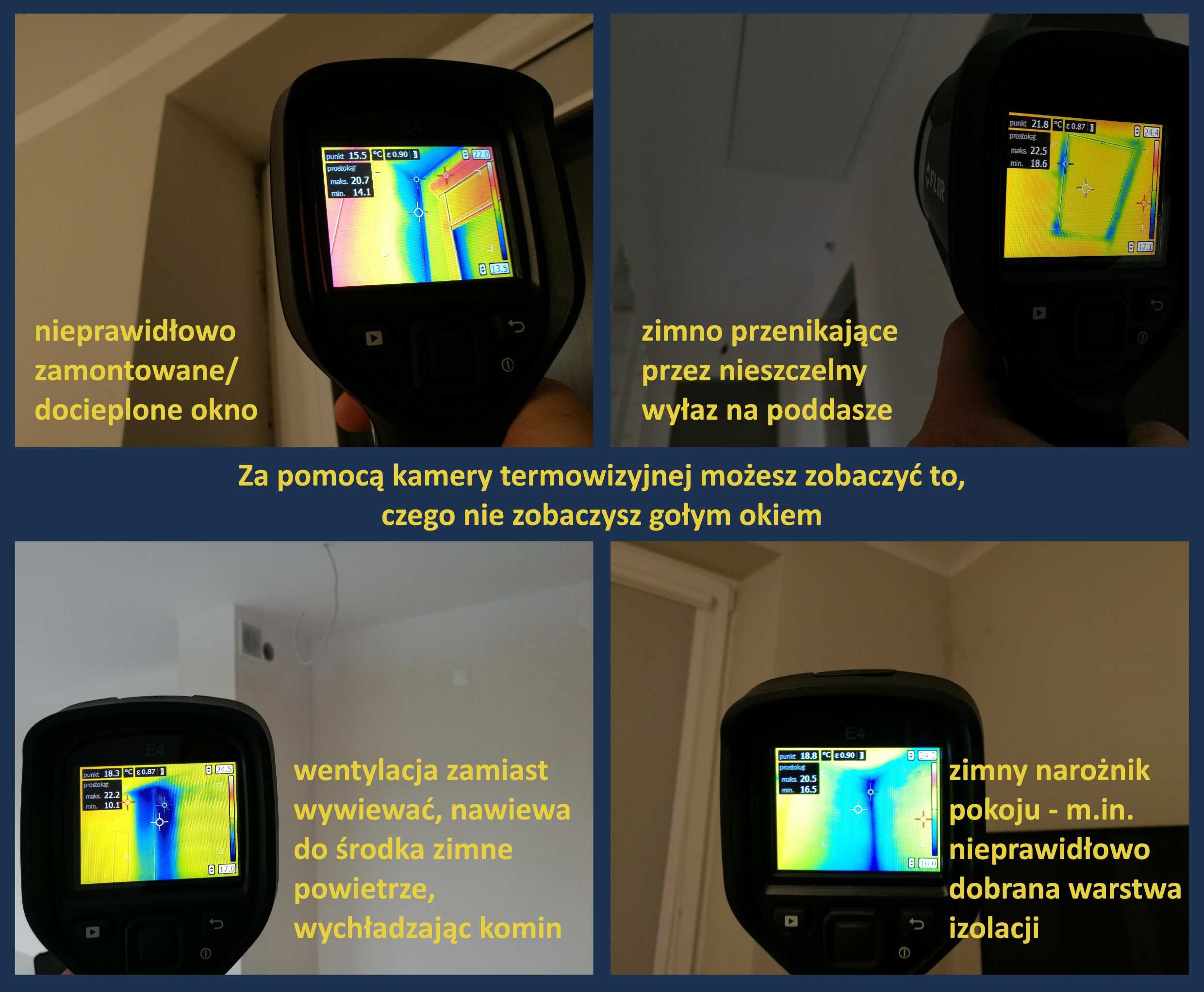 WYPOŻYCZALNIA kamera termowizyjna WYNAJEM badanie termowizyjne 320x240