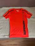 Koszulka atletyczna męska, kompresyjna, krótki rękaw Superdry, r.L/M.