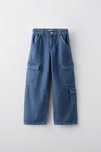 Джинсы zara 134 широкие карго