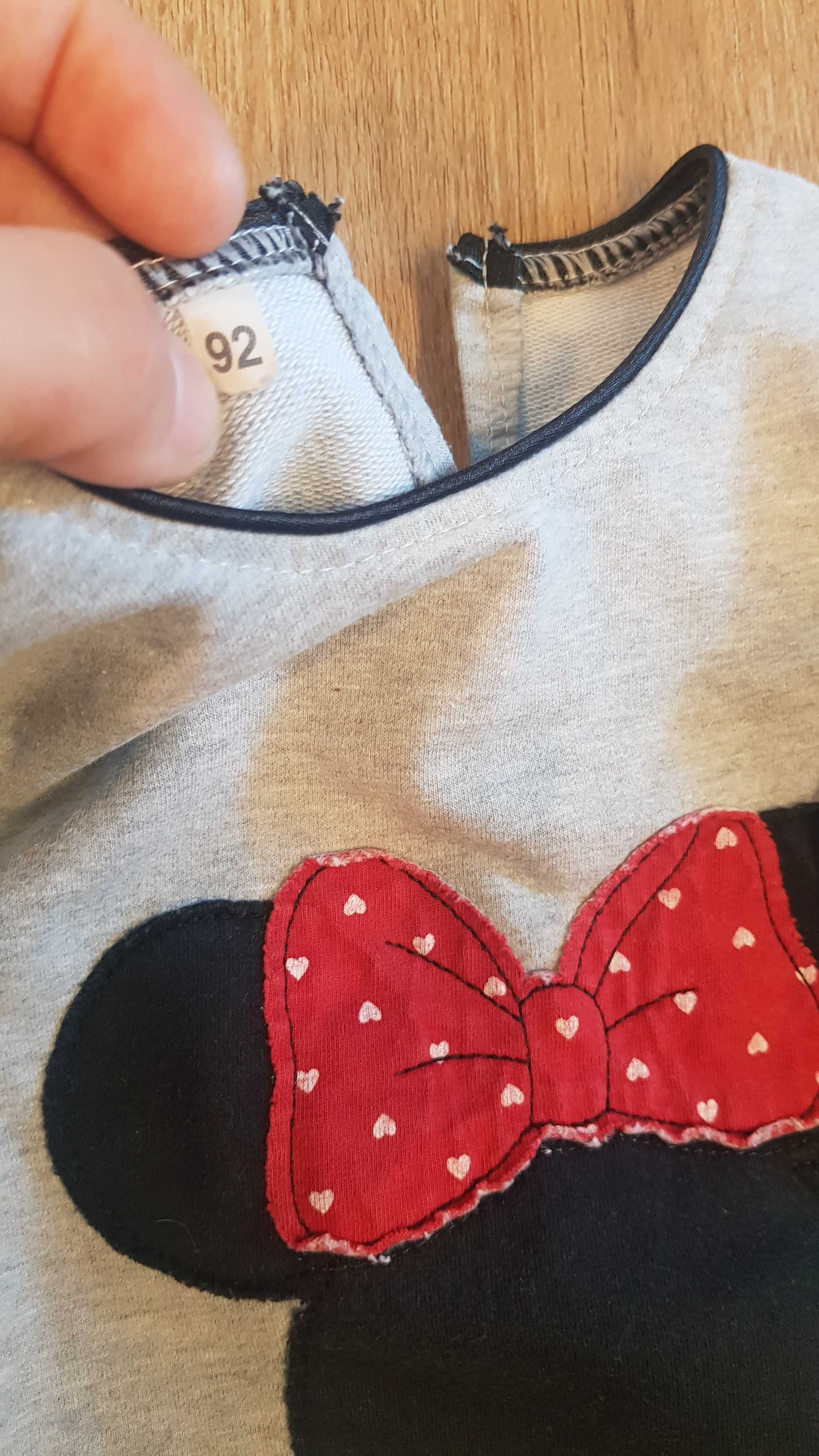 Tunika bluza z długim rękawem bluzka Minnie