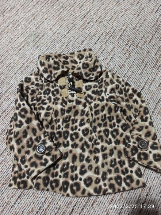 Płaszczyk kurtka jesienna wiosenna panterka Next 98 2/3 lata, bdb