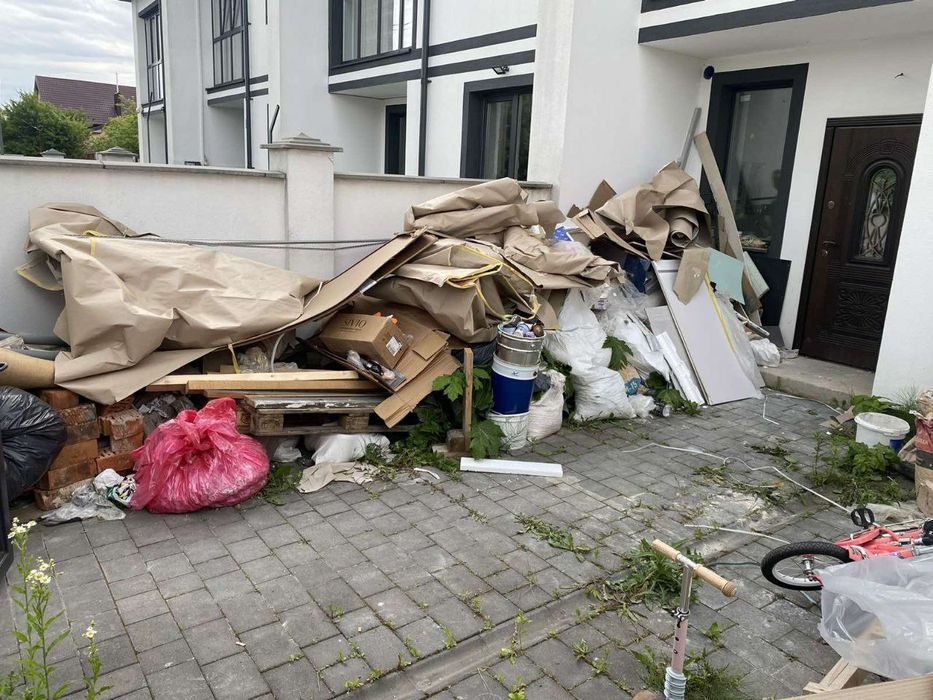 Вивіз сміття/Вывоз мусора/Вивіз будівельного сміття