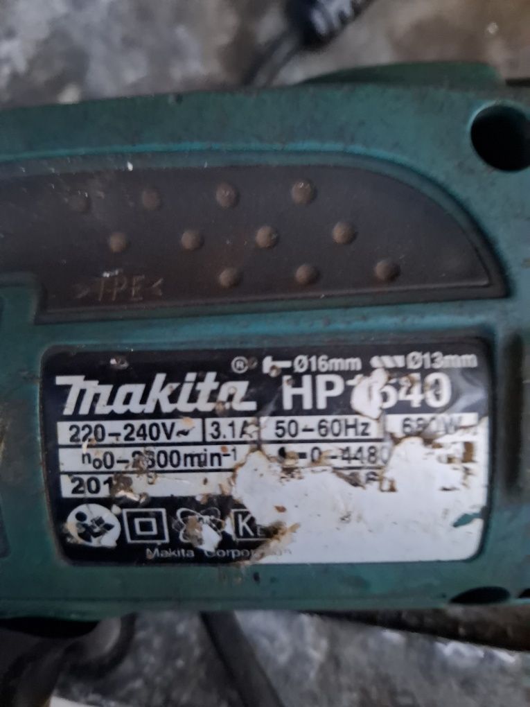 Wiertarka udarowa Makita HP 1640