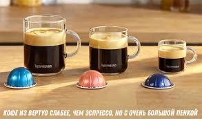 Капсули Nespresso Vertuo