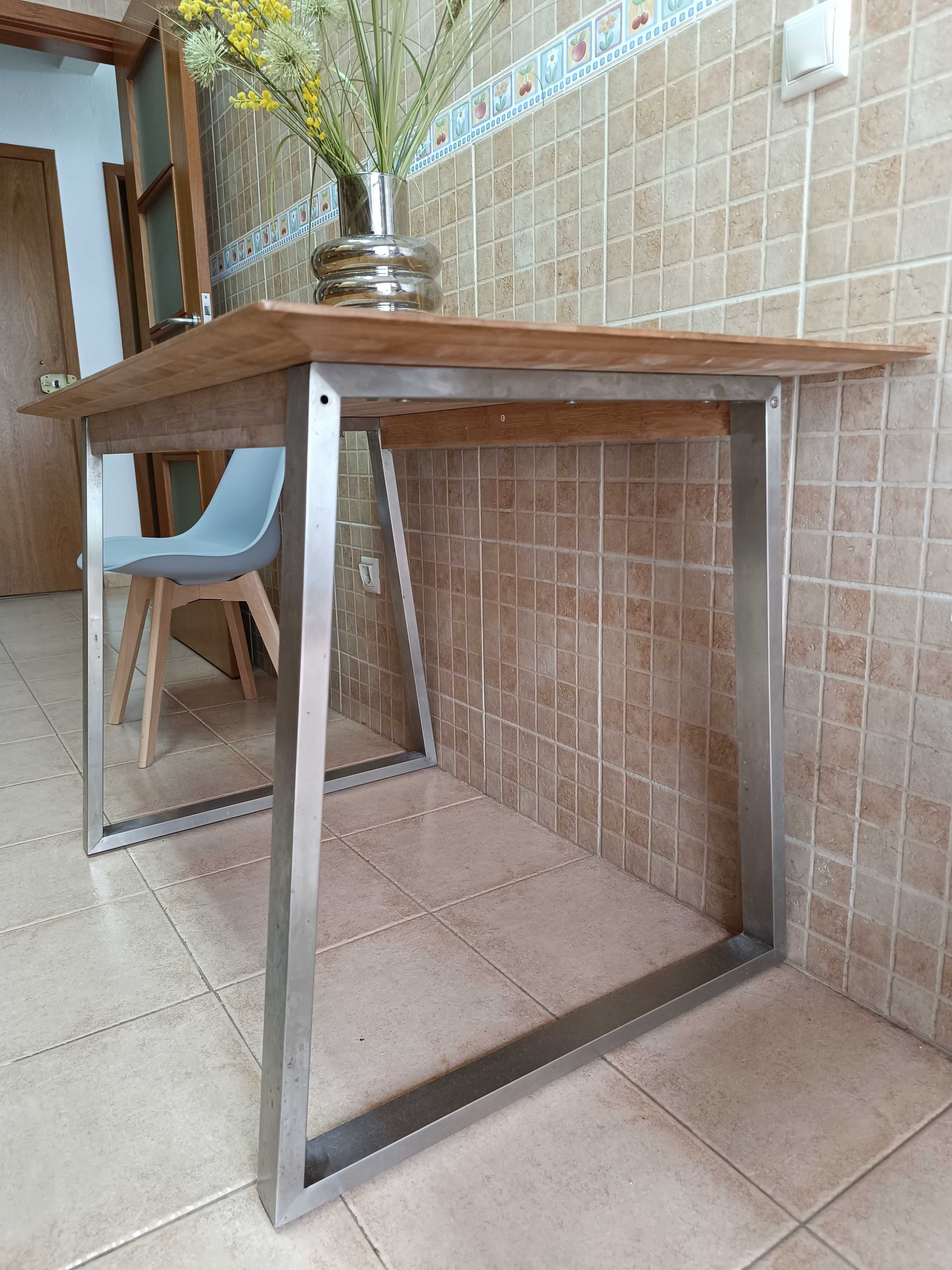 Mesa moderna bambu 120cm x 70cm