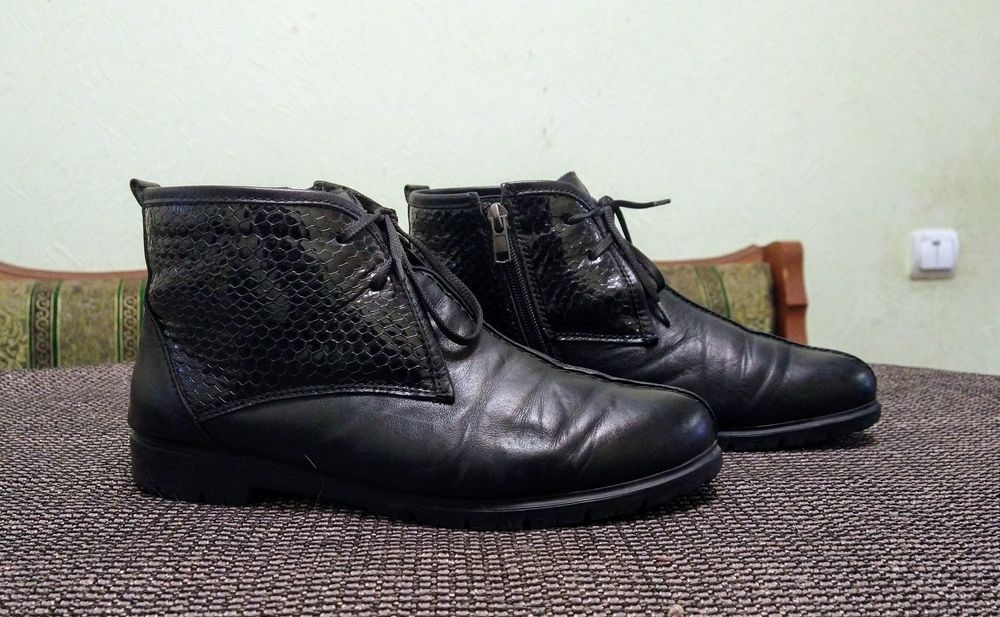 Женские полусапожки, демисезон. (или "тёплая зима"), КОЖА натуральная.