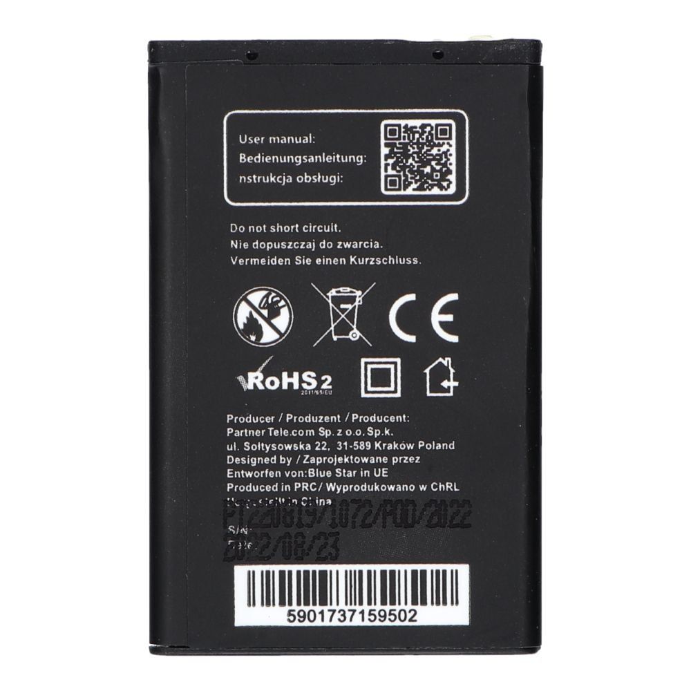 Blue Star bateria do NOKIA 6101 / 6100 / 6300 / 800 mAh