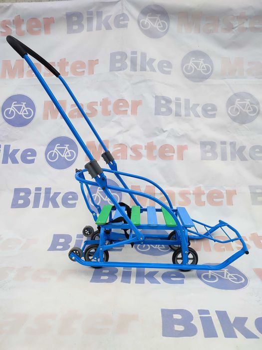 Санки на колесах "Мрія" блакитні