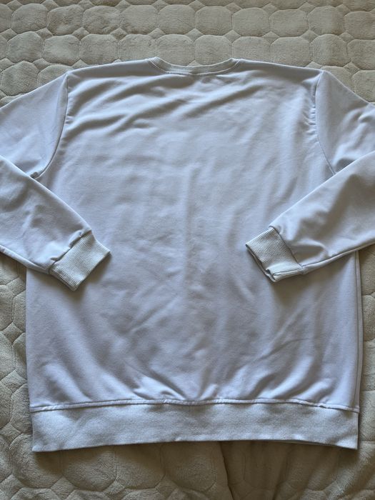 Логслів світшот чоловічий білий спортивний світер кофта роз л 48