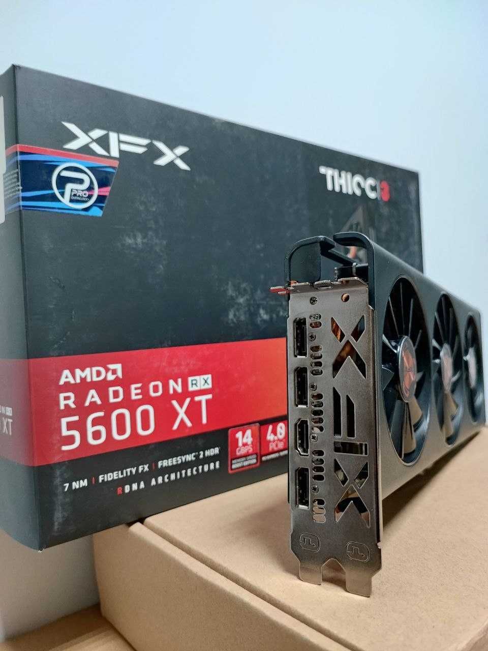 AMD Radeon XFX RX 5600 XT 14Gbps THICC III Pro 6GB