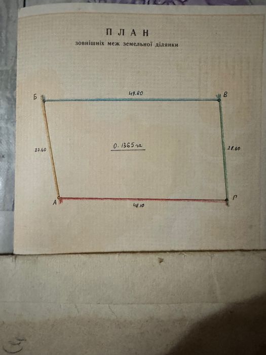 Продаж ділянки земельної