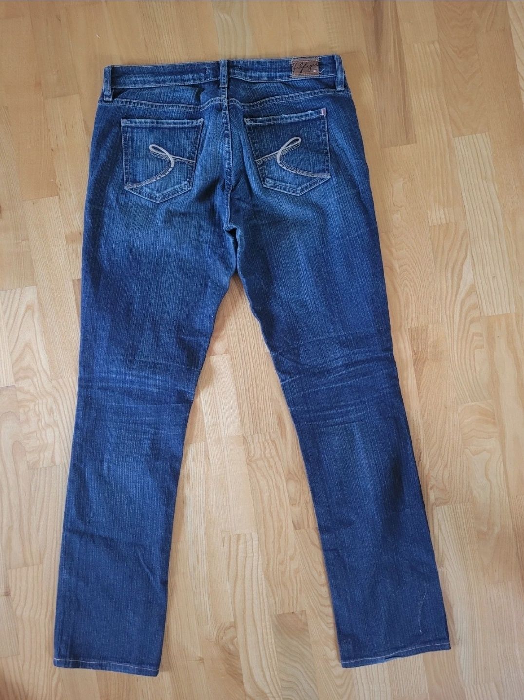 Niebieskie jeansy proste Tommy Hilfiger r. 28/34