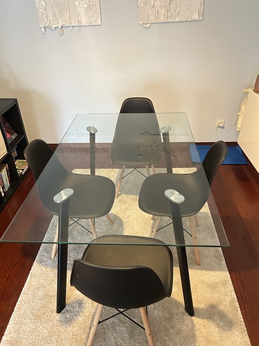 Vendo mesa de vidro