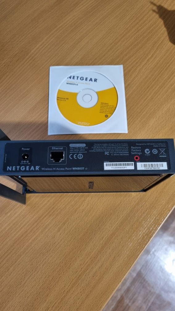 Беспроводная точка доступа Netgear WN802T v2