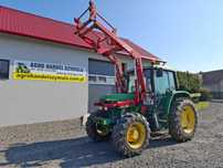 JOHN DEERE 6110, ładowacz, zaczepy