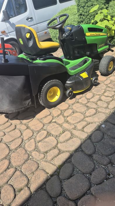Kosiarka traktorek Jon Deere X130R 18 hP z koszem pompa oleju hydrosta