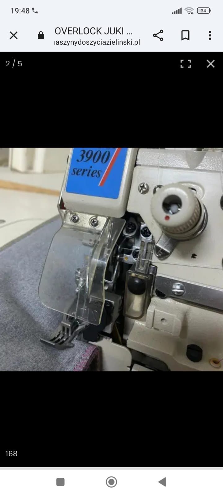 Overlock Juki 3900