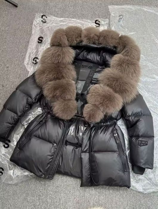 Blackgold kurtka puchowa jenotem typ liza bruce miss fofo roz.M