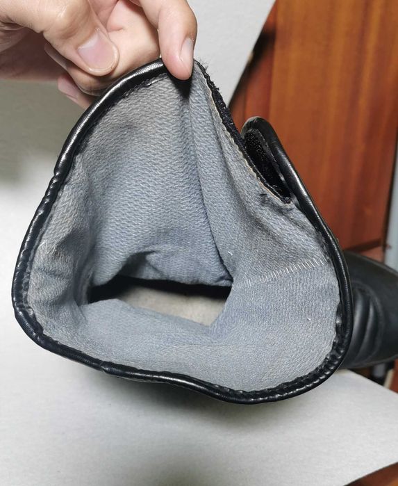 Botas de motociclista em pele T:40