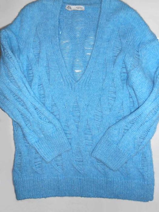 Свитер джемпер светр світер Зара с шерстью