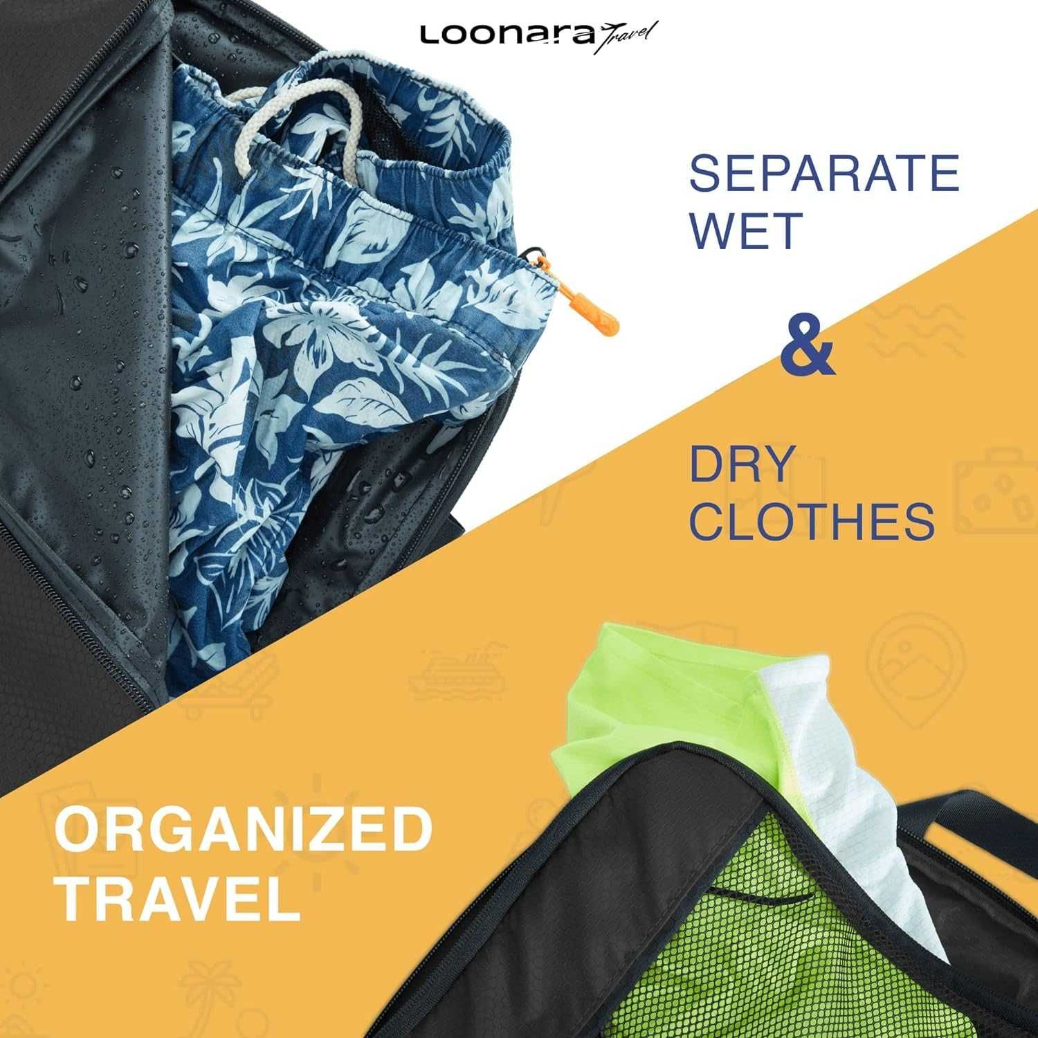 Loonara Compression Packing Travel Cubes - Set of 4