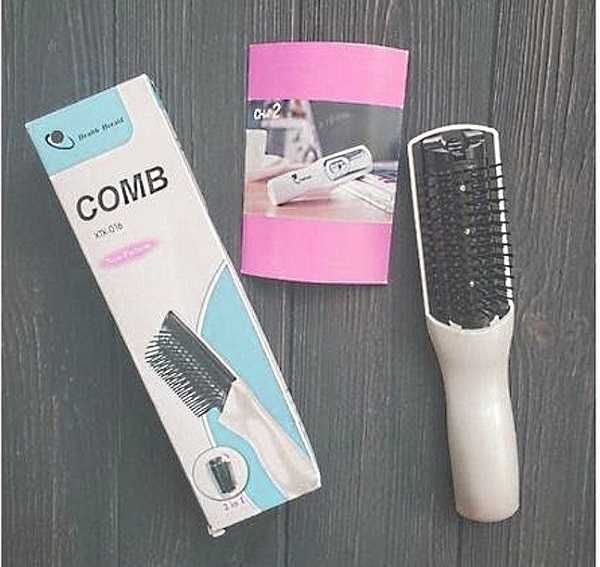 Расческа-вибромассажер с инфракрасным излучением, Comb XTK-016
