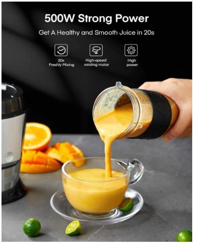 Blender 500 W młynek do kawy, Shake, Smoothie Maker To Go