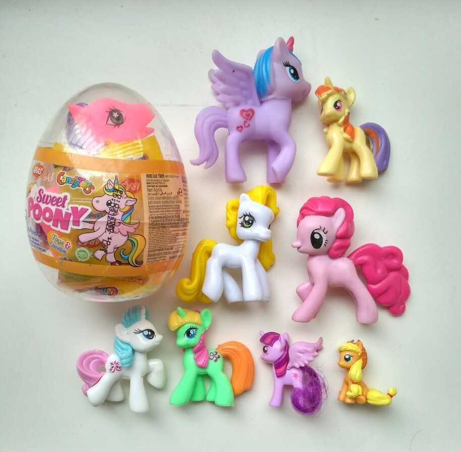 Моя маленька пони my little pony лошадки фигурки киндер понi