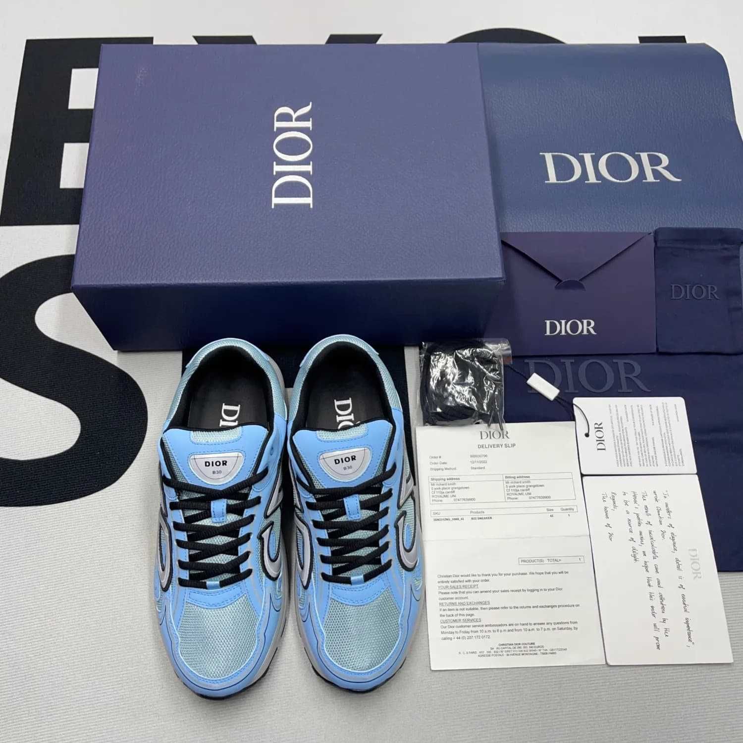 Buty Dior B30 Blue Grey (38-46)