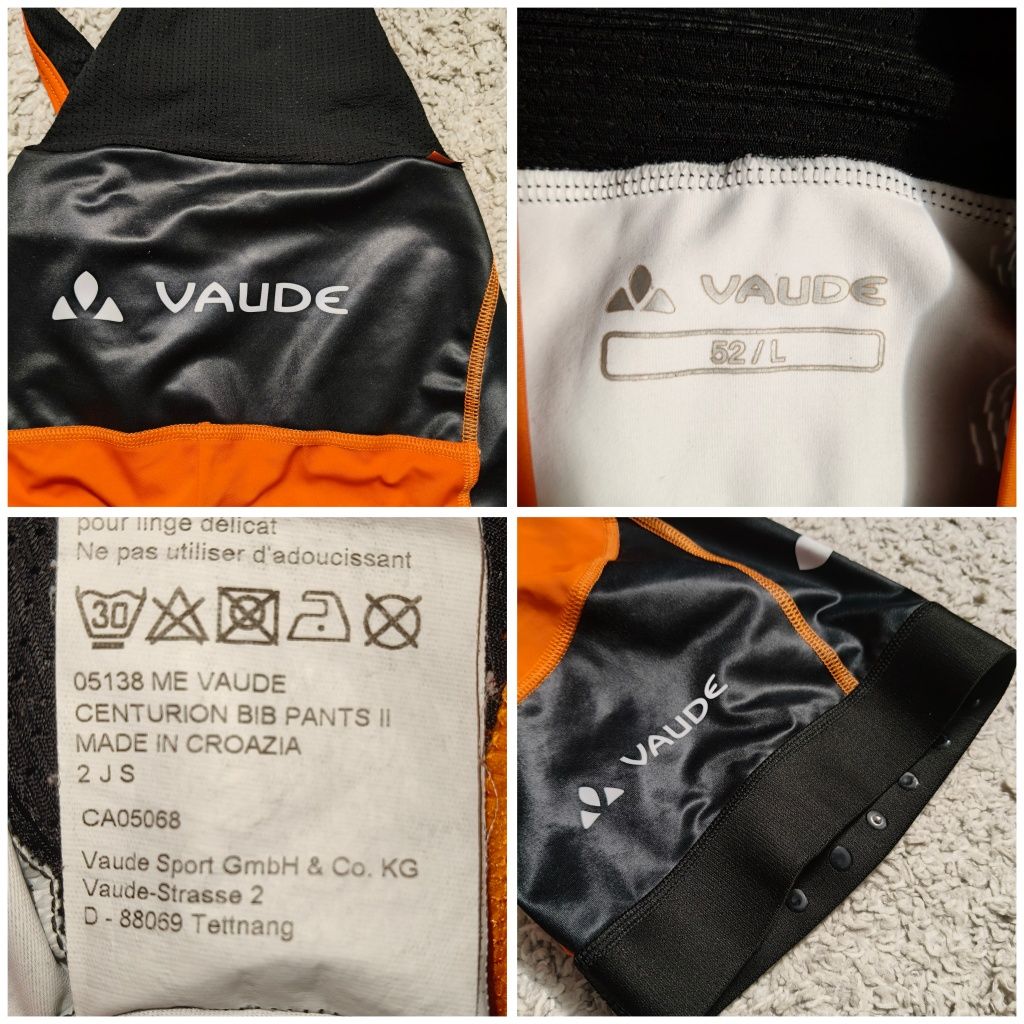 Spodenki rowerowe Vaude Centurion Bib II kolarskie