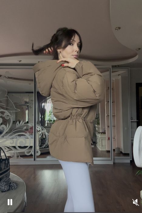 Куртка пуховик Miss Diamond (мисс диамонд). Коллекция 2025. XS-S-M-L .