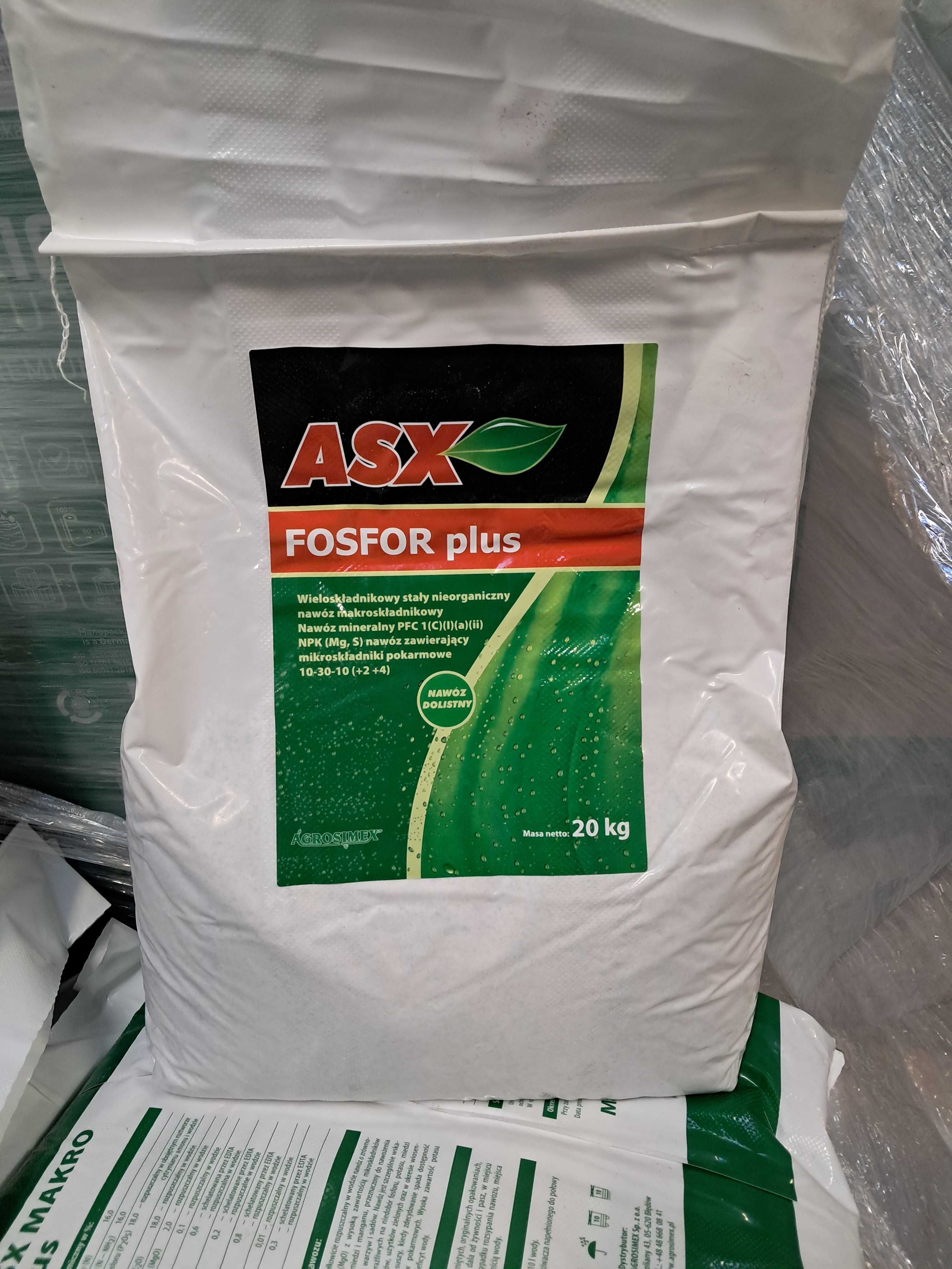 ASX Fosfor Plus Nawóz NPK N10 P30 K10 +2 mikroelementy ASX Fosfor Plus