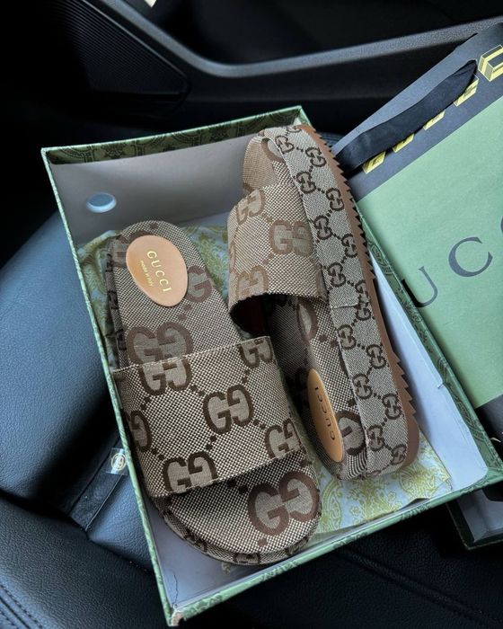 Klapki gucci 38 nowe pudełko torba prezentowa