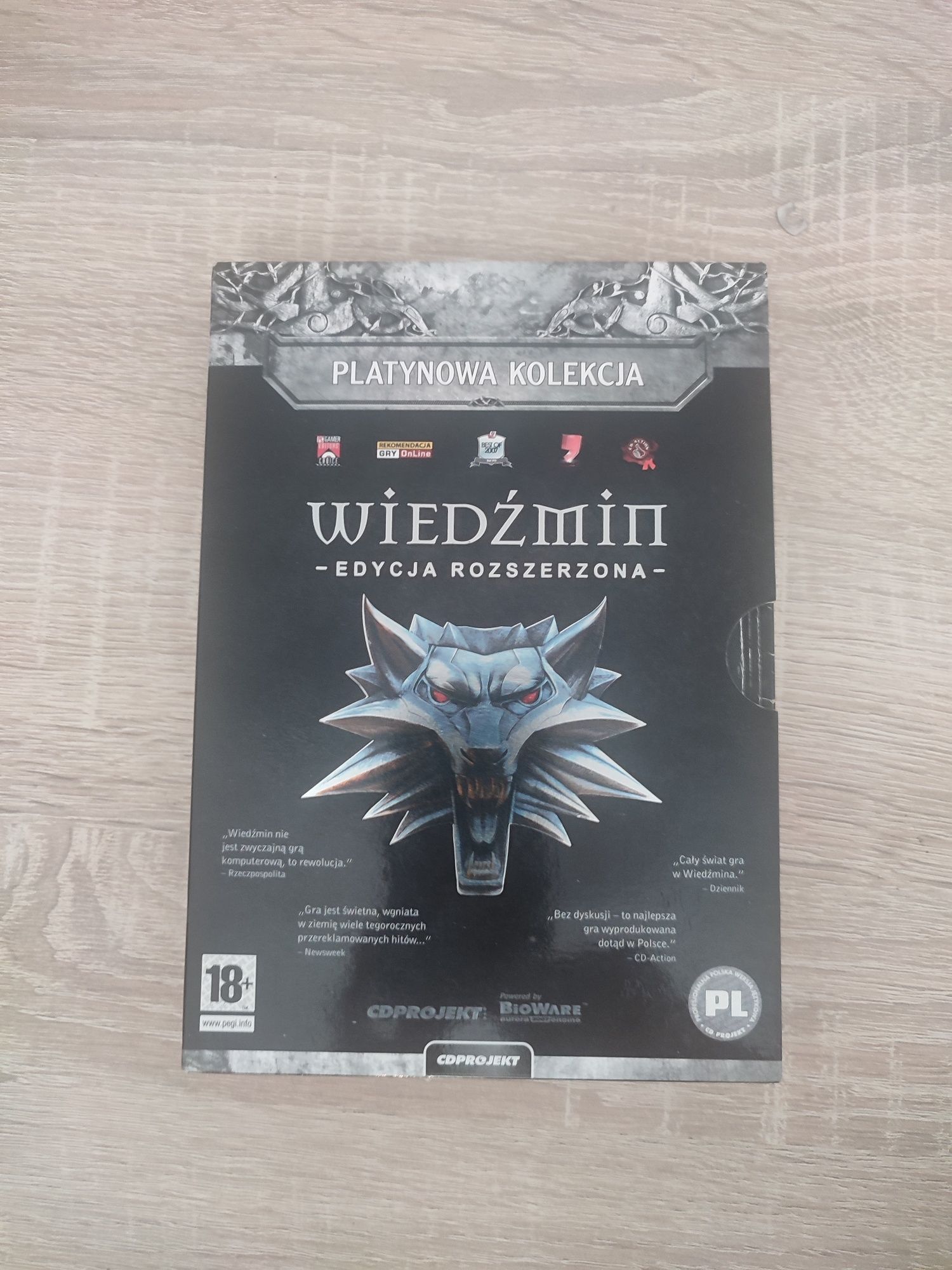 Wiedźmin Edycja Rozszerzona platynowa kolekcja
