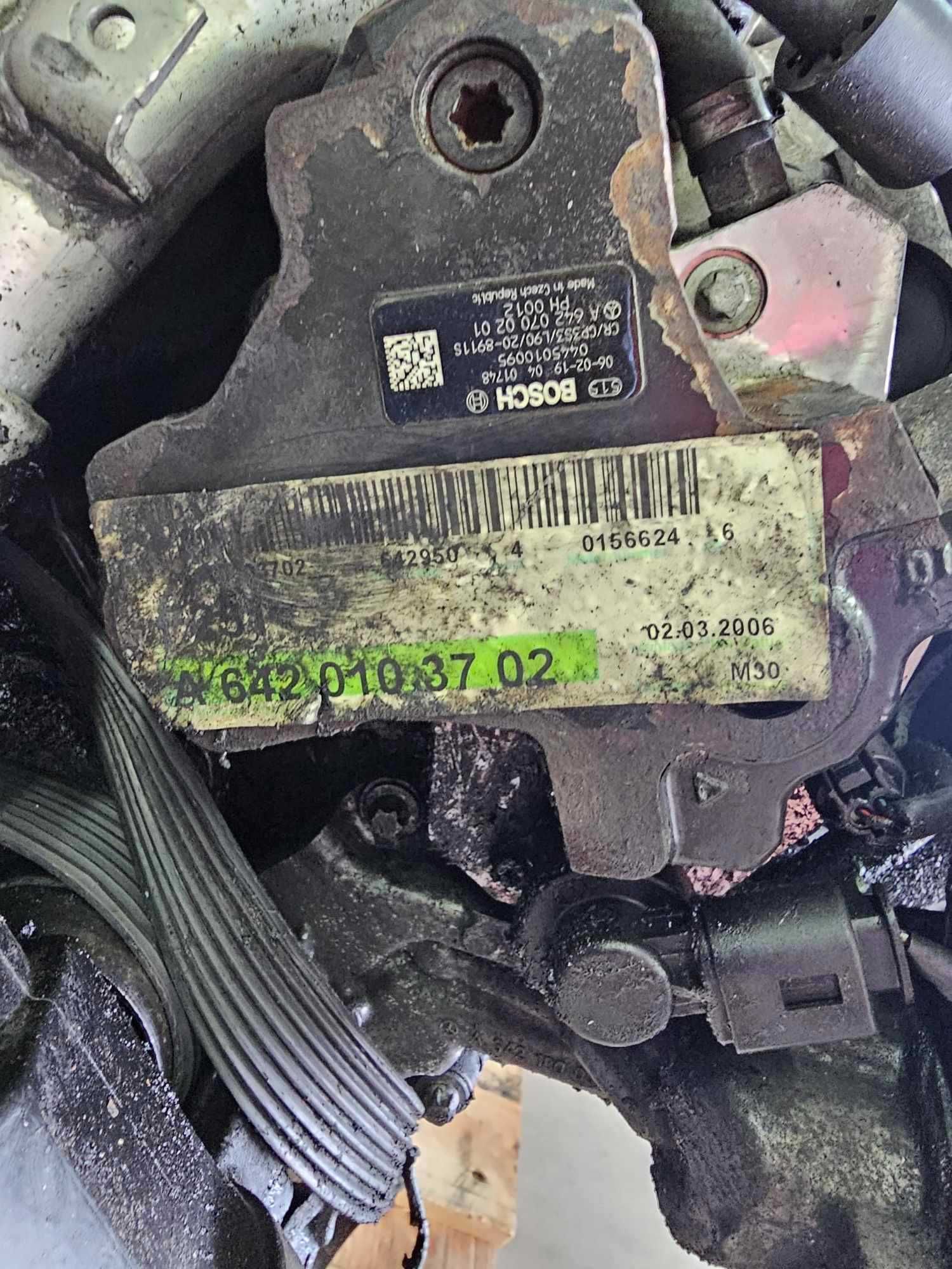 Motor Mercedes R 320 CDI, 3.0 CDI V6 2006, ref 642 950