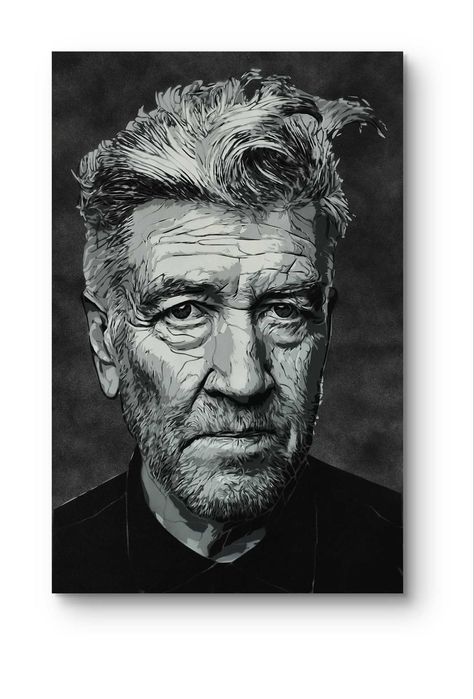 David Lynch Pintura original em tela