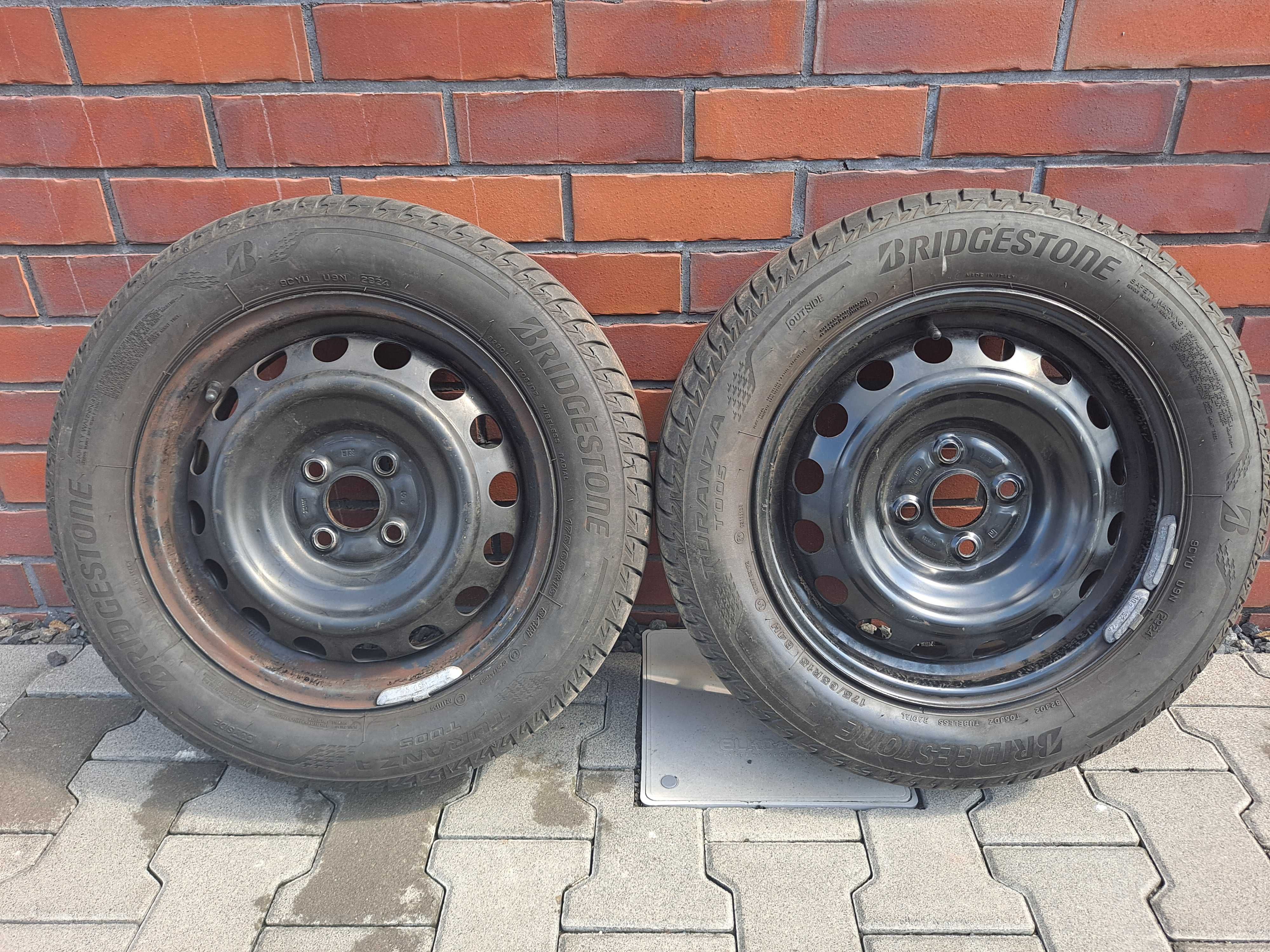 Kompletne koła Toyota Yaris 2, 3 Corolla  175/65/15  4x100 ET39