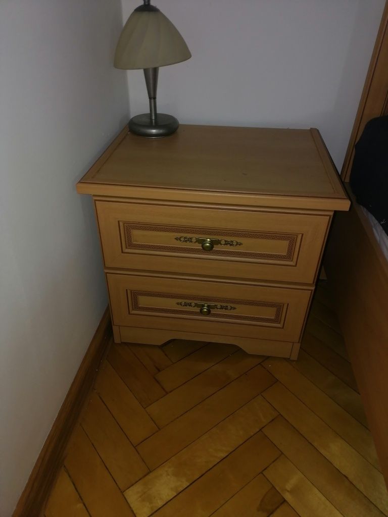 łóżko sypialniane szafki komoda
