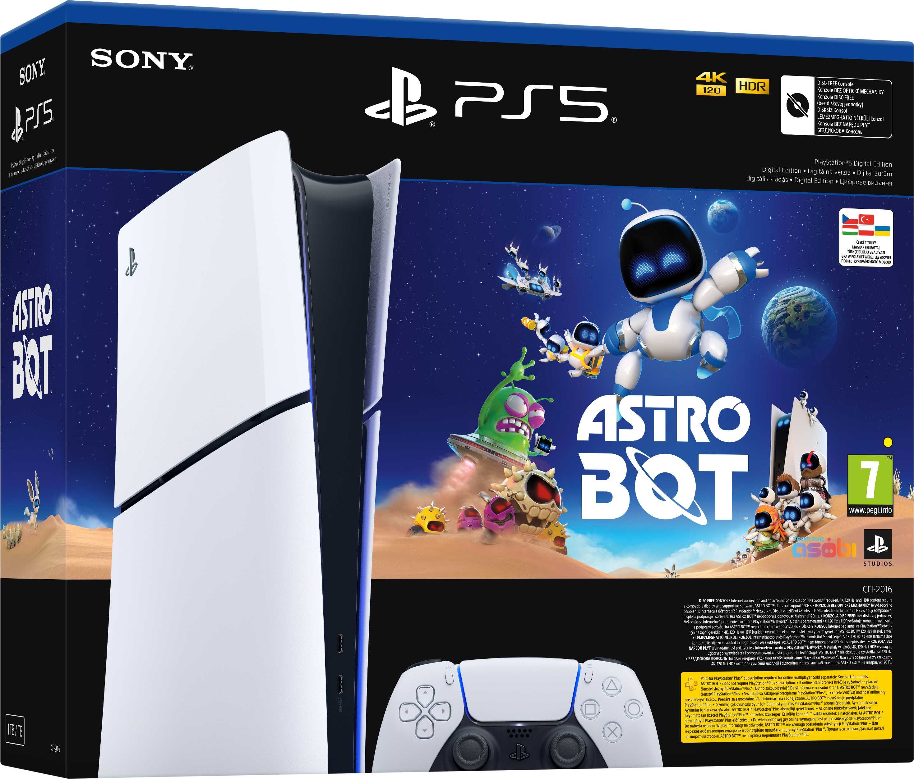 Ігрова консоль PlayStation 5 Slim Digital Edition (Astro Bot)