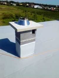 Dachy płaskie - membrana PVC, TPO, papa termozgrzewalna  Śląsk