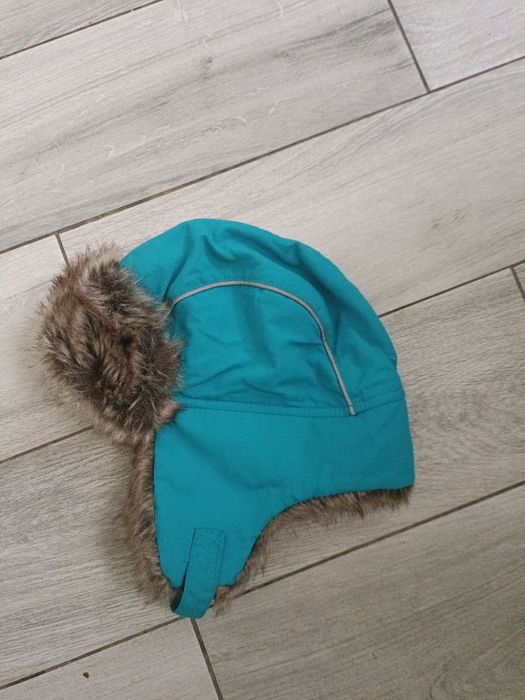Czapka zimowa H&M 104 116 pilota uszatka futerko